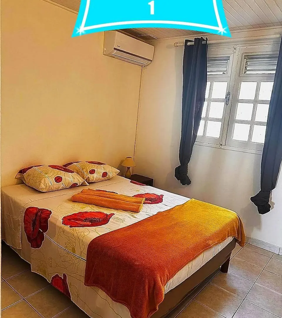 Appartement F3 Piscine Vue Mer Et Montagne Pelee Anse A L'Ane Les Trois-Ilets